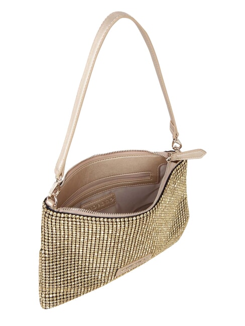 NABILAH Bolso de mano con pedrer&iacute;a y bandolera oro - Bolsos Mujer