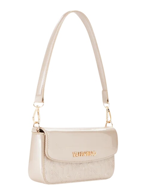 GERANIUM Minibolso de hombro con solapa oro claro - Bolsos Mujer