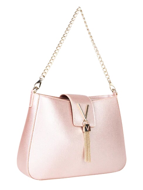 DIVINA Bolso convertible acolchado rosa metalizado - Bolsos Mujer