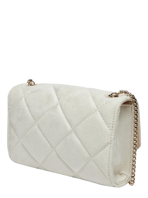 CHARLOTTE Minibolso de hombro con solapa color crudo - Bolsos Mujer