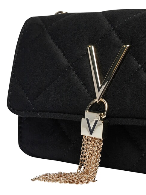 CHARLOTTE Minibolso de hombro con solapa negro - Bolsos Mujer