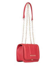 MARIO VALENTINO BRASS Minibolso de hombro con solapa rojo oscuro - Bolsos Mujer - 3