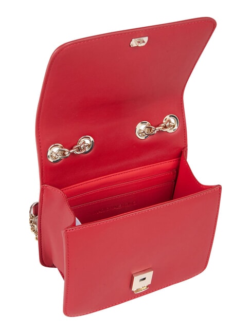 BRASS Minibolso de hombro con solapa rojo oscuro - Bolsos Mujer