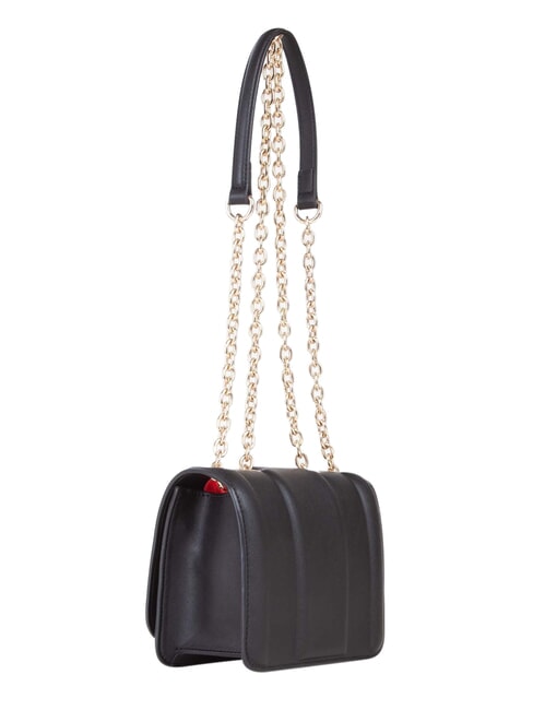 BRASS Minibolso de hombro con solapa negro - Bolsos Mujer