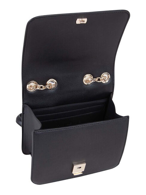 BRASS Minibolso de hombro con solapa negro - Bolsos Mujer