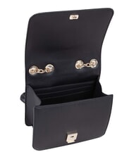 MARIO VALENTINO BRASS Minibolso de hombro con solapa negro - Bolsos Mujer - 4