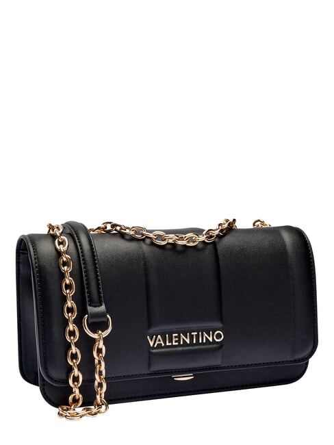 BRASS Bolso de hombro con solapa negro - Bolsos Mujer