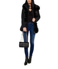 MARIO VALENTINO BRASS Bolso de hombro con solapa negro - Bolsos Mujer - 5