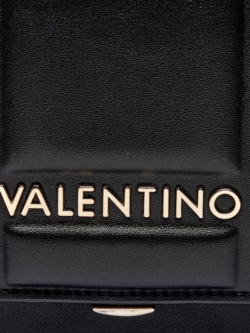 BRASS Bolso de hombro con solapa negro - Bolsos Mujer