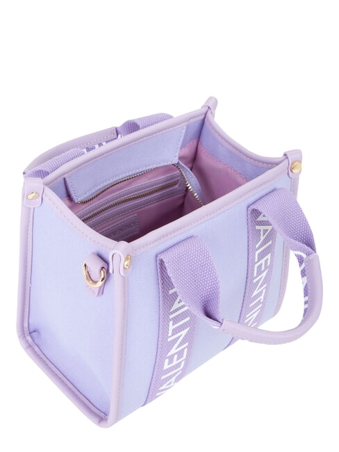 CANDLE Bolso peque&ntilde;o de lona lila - Bolsos Mujer