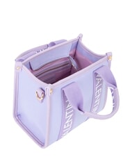 MARIO VALENTINO CANDLE Bolso peque&ntilde;o de lona lila - Bolsos Mujer - 3