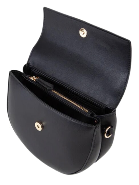 BIGS Bolso de hombro con solapa negro - Bolsos Mujer