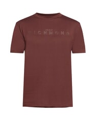 JOHN RICHMOND SOULOKU Camiseta con logotipo en relieve chocolate amargo - camiseta - 5