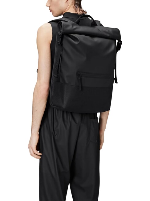 TRAIL ROLLTOP Mochila para port&aacute;til de 13" negro - Mochilas Escuela & Tiempo Libre
