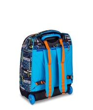 SJGANG FACCE DA SJ Mochila con ruedas Rojo fuego - Mochilas con ruedas - 3