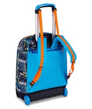 SJGANG FACCE DA SJ Mochila con ruedas Rojo fuego - Mochilas con ruedas - 4