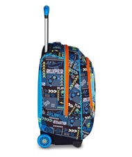 SJGANG FACCE DA SJ Mochila con ruedas Rojo fuego - Mochilas con ruedas - 5