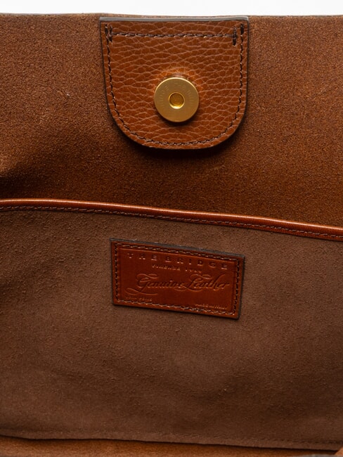 CORE SOFT Bolsa de compras de cuero BROWN - Bolsos Mujer