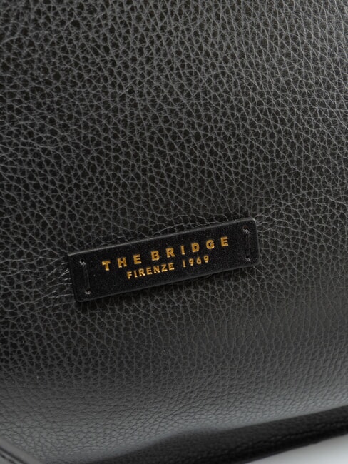 CORE SOFT Bolso de mano de cuero Oro negro - Bolsos Mujer