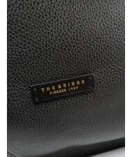 THE BRIDGE CORE SOFT Bolso de mano de cuero Oro negro - Bolsos Mujer - 4