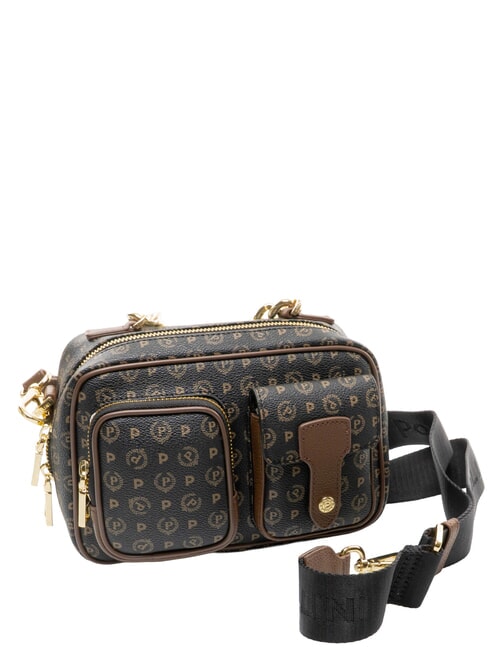 HERITAGE Bolso con bolsillos negro marr&oacute;n - Bolsos Mujer