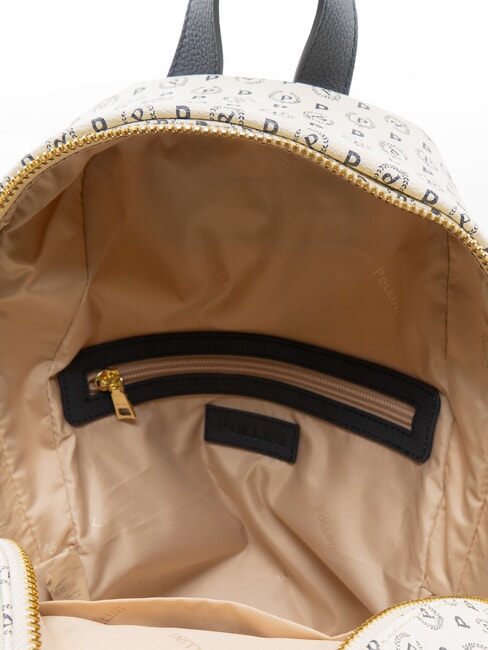 HERITAGE Mochila con bolsillo frontal Marfil - Bolsos Mujer