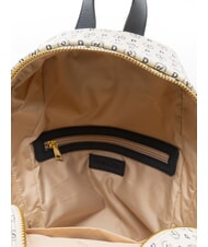 POLLINI HERITAGE Mochila con bolsillo frontal Marfil - Bolsos Mujer - 5
