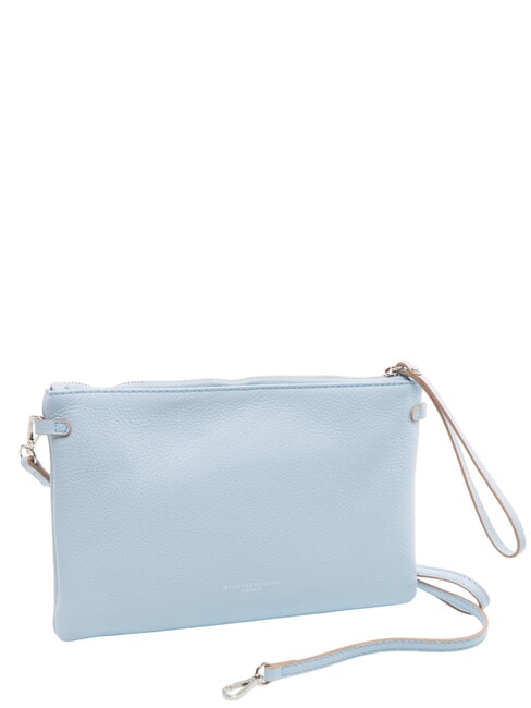 HERMY Bolso tipo sobre de piel con bandolera oasis - Bolsos Mujer