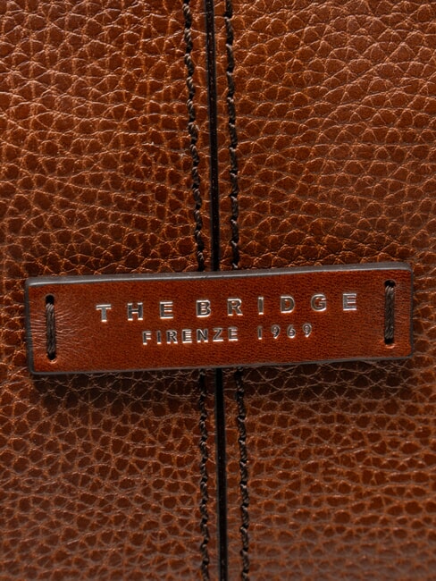 BIAGIO Mochila de cuero con soporte para port&aacute;til de 13 pulgadas. marr&oacute;n 14/rutenio paladio - Mochilas Escuela & Tiempo Libre