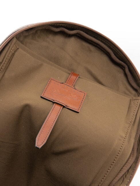 BIAGIO Mochila de cuero con soporte para port&aacute;til de 13 pulgadas. marr&oacute;n 14/rutenio paladio - Mochilas Escuela & Tiempo Libre