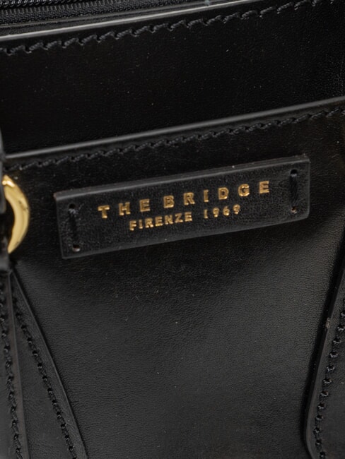 CECILIA Bolso de mano con correa para el hombro. Oro negro - Bolsos Mujer