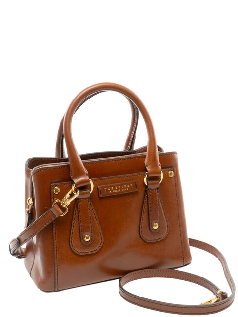 CECILIA Bolso de mano con correa para el hombro. BROWN - Bolsos Mujer