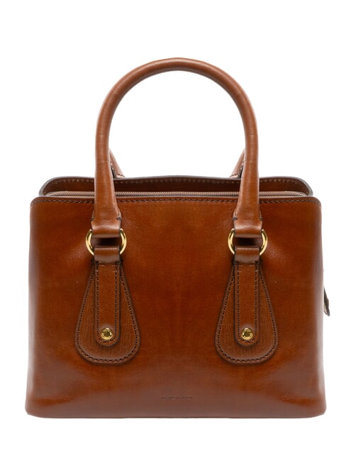 CECILIA Bolso de mano con correa para el hombro. BROWN - Bolsos Mujer