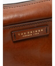 THE BRIDGE CECILIA Bolso de hombro de piel. BROWN - Bolsos Mujer - 3