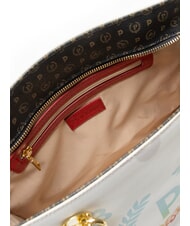 POLLINI HERITAGE  Bolsa de la compra con estampado all over blanco - Bolsos Mujer - 5