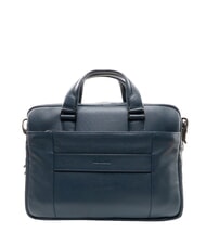 PIQUADRO MODUS RESTYLING Malet&iacute;n de piel para pc 14" azul - Maletines de Trabajo - 3