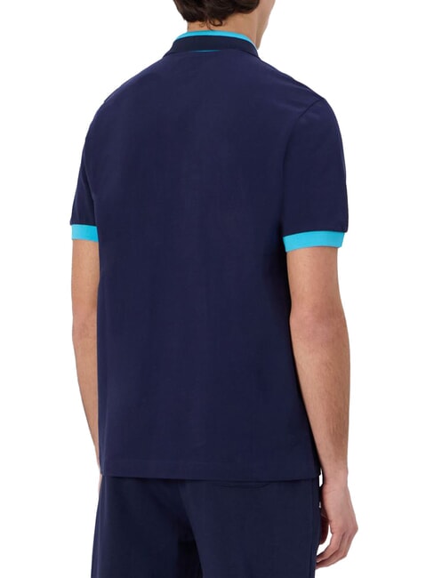 LOGO Camisa polo de manga corta azul marino - ne&oacute;n b - camisa polo