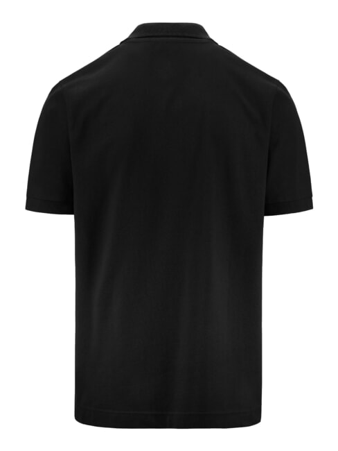 LOGO Camisa polo de manga corta en blanco y negro - camisa polo
