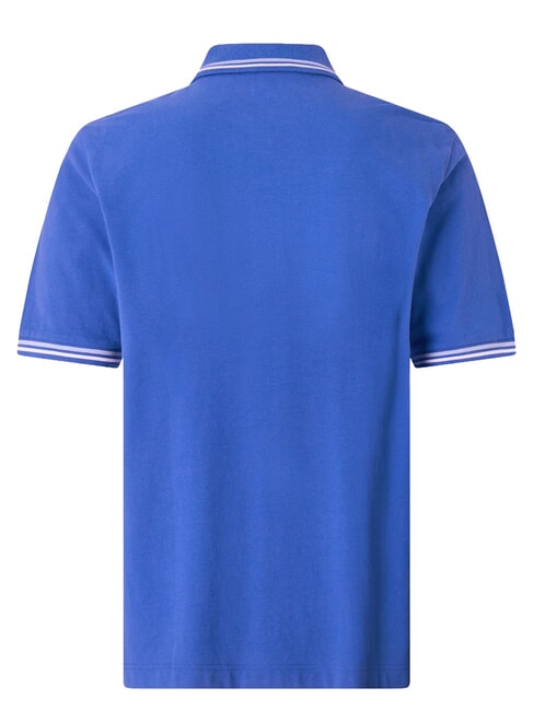 LOGO Camisa polo de manga corta azul real - blanco - camisa polo