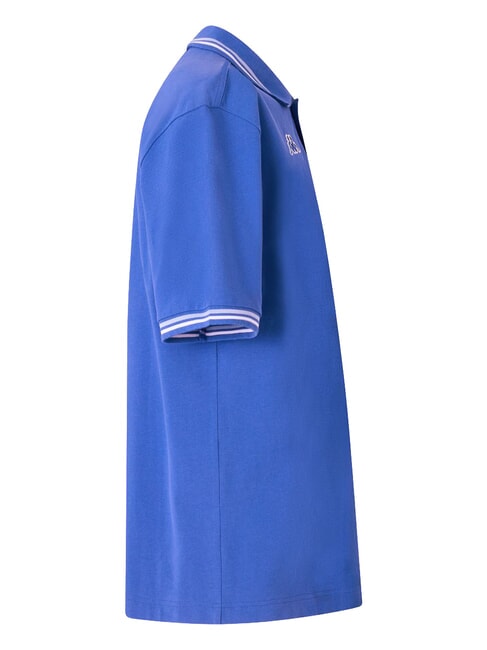 LOGO Camisa polo de manga corta azul real - blanco - camisa polo