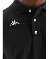 KAPPA LOGO Camisa polo de manga corta negro - camisa polo - 2