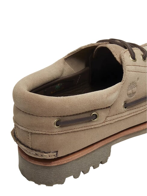 AUTHENTIC  Zapatos n&aacute;uticos de cuero gris pardo - Zapatos Hombre
