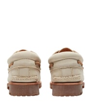 TIMBERLAND AUTHENTIC  Zapatos n&aacute;uticos de cuero beige claro - Zapatos Hombre - 5
