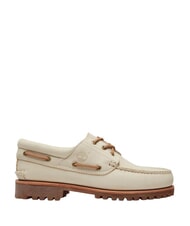 TIMBERLAND AUTHENTIC  Zapatos n&aacute;uticos de cuero beige claro - Zapatos Hombre - 3