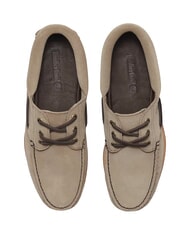 TIMBERLAND AUTHENTIC  Zapatos n&aacute;uticos de cuero gris pardo - Zapatos Hombre - 2