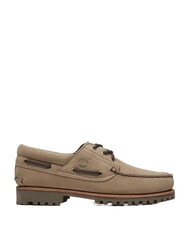 TIMBERLAND AUTHENTIC  Zapatos n&aacute;uticos de cuero gris pardo - Zapatos Hombre - 3