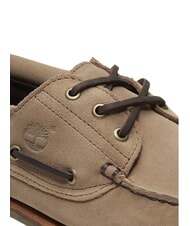 TIMBERLAND AUTHENTIC  Zapatos n&aacute;uticos de cuero gris pardo - Zapatos Hombre - 4