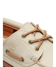 TIMBERLAND AUTHENTIC  Zapatos n&aacute;uticos de cuero beige claro - Zapatos Hombre - 6