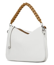 GIANNI CHIARINI MIA Bolso de piel martillada con bandolera naturaleza blanca - Bolsos Mujer - 2