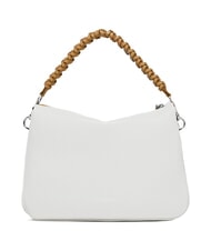 GIANNI CHIARINI MIA Bolso de piel martillada con bandolera naturaleza blanca - Bolsos Mujer - 3